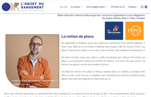 L'objet du rangement