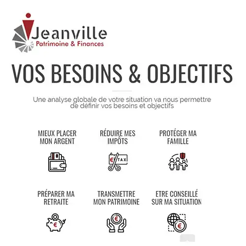 Ségolène JEANVILLE, Patrimoine et Finance